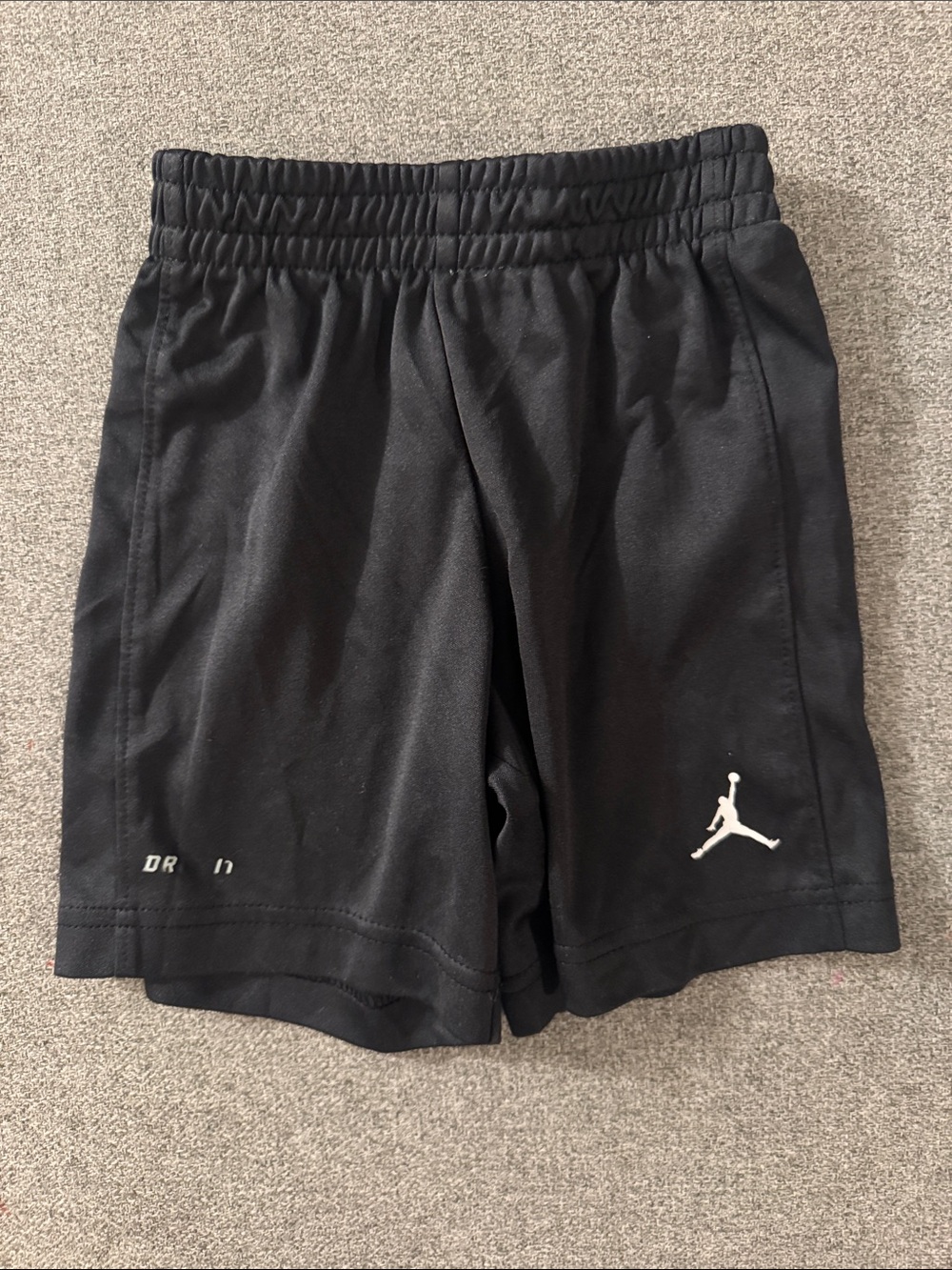 5/$15- Jordan Black Boys' Athletic Shorts with White Jumpman